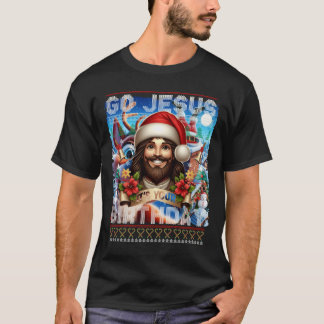 T-shirt Jesus Birthday Ugly Sweater Knitting Religious