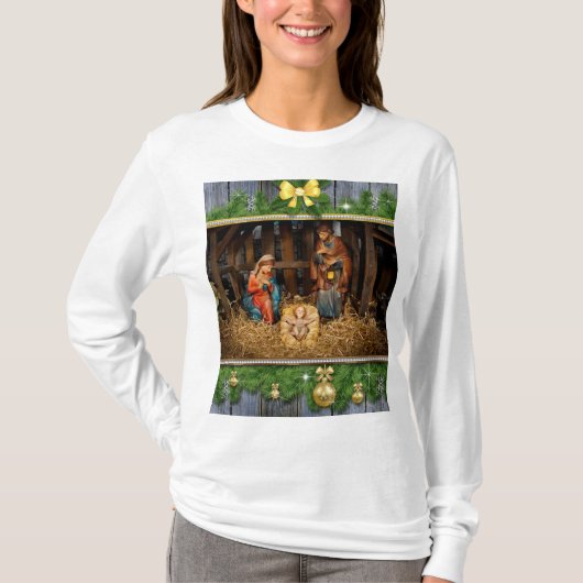 T-shirt Jesus born (Devant)