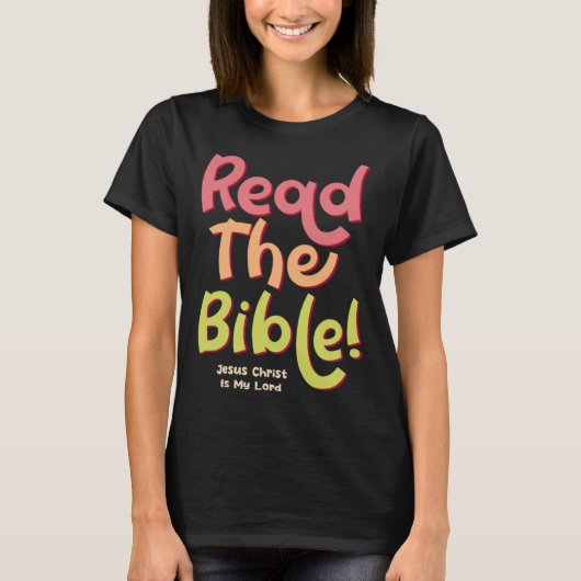 T-shirt Jesus Christ Bible Study God Christian Faith (Devant)