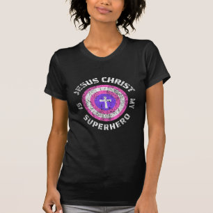 T-shirt Jésus-Christ est mon super-héros Jésus