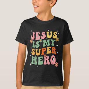 T-shirt Jésus-Christ est mon super-héros Jésus vous aime d