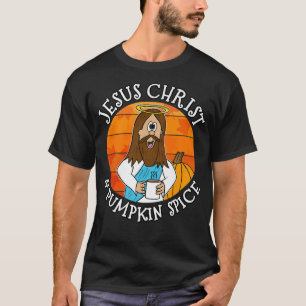 T-shirt Jésus-Christ et Pumpkin Spice, Automne chrétien Au
