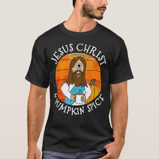 T-shirt Jésus-Christ et Pumpkin Spice, Automne chrétien Au