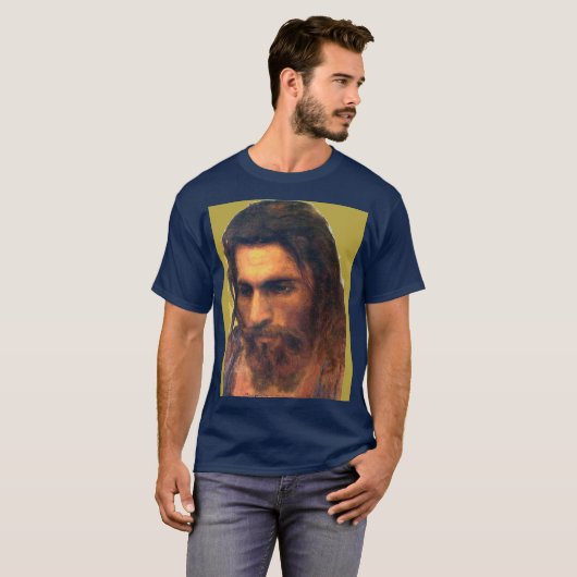 T-shirt Jesus Christ head study before 1872 Ivan Kramskoi (Devant entier)