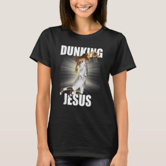 T-shirt Jésus Christ Jouant Au Basket