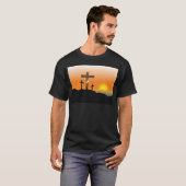 T-shirt Jésus-Christ noir (Devant entier)
