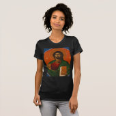T-SHIRT JÉSUS-CHRIST ORTHODOXE GREC D'ICÔNE (Devant entier)