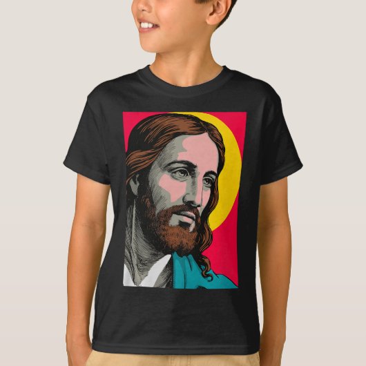 T-shirt Jesus Christ P Art Religious Easter & Christma (Devant)