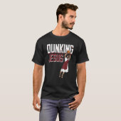 T-shirt Jesus Christ Playing Basketball 1 (Devant entier)