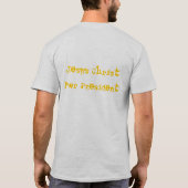 T-shirt Jésus-Christ pour le président (Dos)