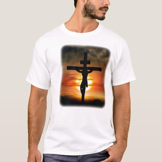 T-shirt Jésus-Christ sur la croix (Devant)