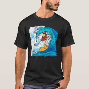 T-shirt Jesus Christ Surfing Surfboard Surfb été Surfboard