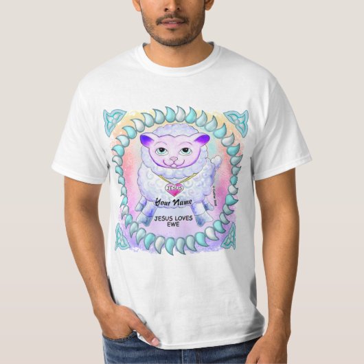 T-shirt Jésus Christ T'aime (Devant)