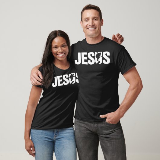 T-shirt Jesus Christian Skateboard Cool Skate Design (Unisexe)
