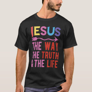 T-shirt Jésus Comme La Vérité Et La Vie