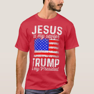 T-shirt Jésus comme Sauveur I comme Président