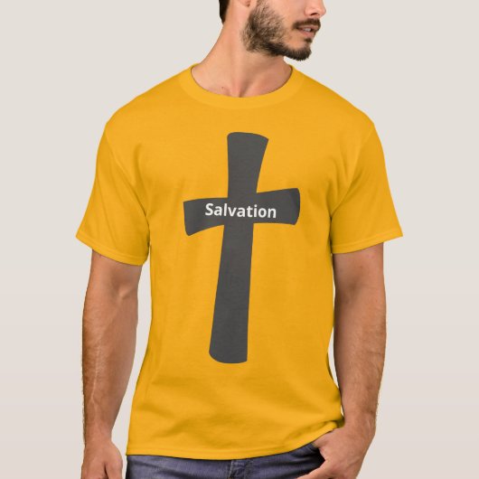 T-shirt Jésus commença à prêcher. Mt. 4:17 (KJV) Pâques (Devant)