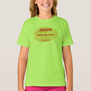 T-SHIRT JÉSUS CONNAÎT MON NOM