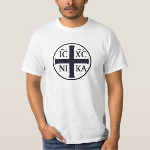 T-shirt Jésus conquiert Christogram ICXC NIKA religieux