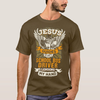 T-shirt Jésus Contrôle Ix27M Juste Un Conducteur De Bus Sc