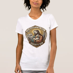 T-shirt Jésus Croisant les Bras Emoji de Visage de Troll I