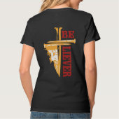 T-shirt Jesus Cross Nail Design – Powerful Christian (Dos)