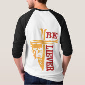 T-shirt Jesus Cross Nail Design – Powerful Christian (Dos)
