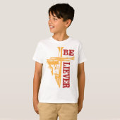 T-shirt Jesus Cross Nail Design – Powerful Christian (Devant entier)