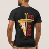 T-shirt Jesus Cross Nail Design – Powerful Christian (Dos)