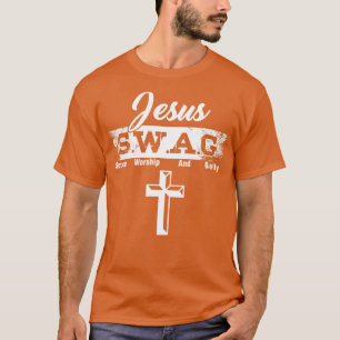 T-shirt Jésus Croyant Dieu Worshiper SWAG Sert le culte et