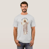 T-shirt Jésus dans la gloire approche avec bras ouverts U  (Devant entier)