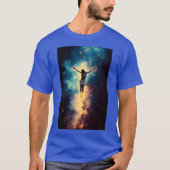 T-shirt Jésus dans l'espace Résurrection 01 (Devant)
