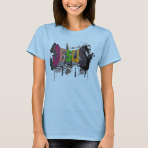 T-shirt jésus de couleur