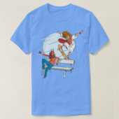 T-shirt Jesus Devil Jesus Et Devil Cross Skateboard (Design devant)