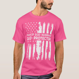T-shirt Jésus Dieu Homme Religieux De Dieu Mari Papa Protè
