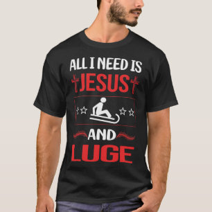 T-shirt Jésus drôle de luge tireur