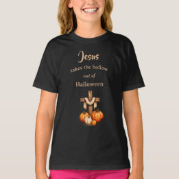 T-shirt Jésus enlève le creux d'Halloween des enfants