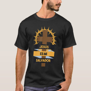 T-shirt Jésus Es Mi Salvador Espagnol Jésus Est Mon Sauveu