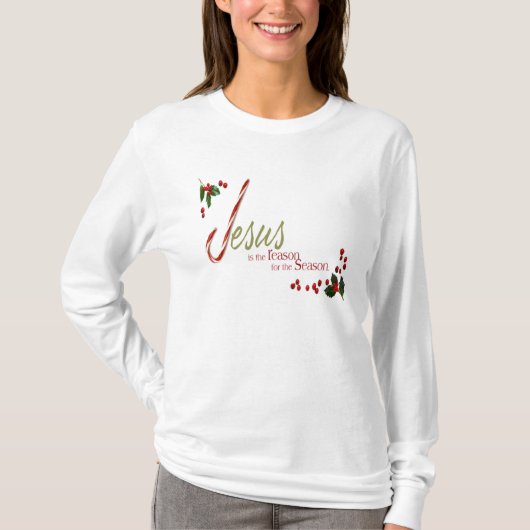 T-shirt Jésus est chemise de douille de dames de raison la (Devant)