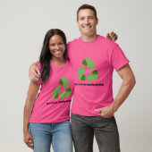 T-shirt Jésus Est Dans L'Entreprise De Recyclage V3 Lettre (Unisexe)