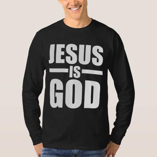 T-shirt Jésus est Dieu (Devant)