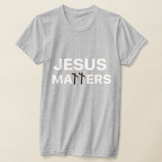 T-shirt Jésus est important  (Poser)