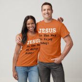 T-shirt "JÉSUS Est La Façon De Profiter Aujourd'Hui!" - Ci (Unisexe)