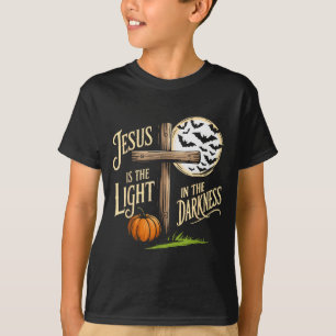 T-shirt Jésus est la lumière dans les ténèbres Christian H