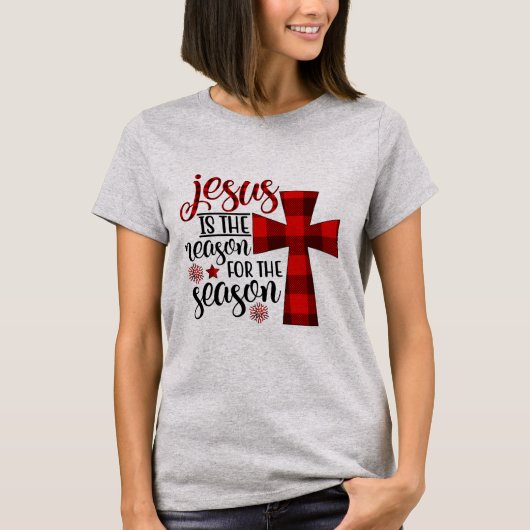 T-shirt Jésus est la raison de la saison (Devant)