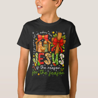 T-shirt Jésus Est La Raison De La Saison Chrétienne Noël