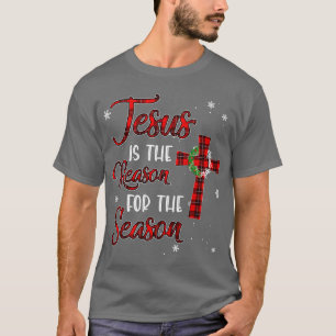 T-shirt Jésus Est La Raison De La Saison Jetée Noël