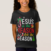 T-Shirt Jésus Est La Raison Pour Noël Noël Noël Noël Noël  (Devant)