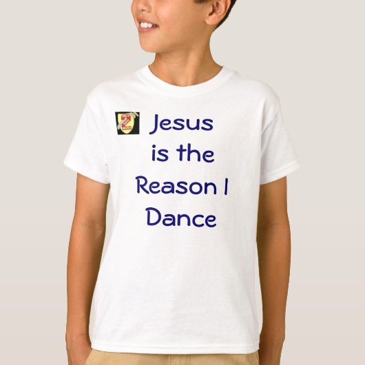 T-shirt Jésus est la raison que je danse la chemise (Devant)