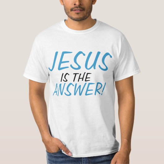 T-shirt JÉSUS est la RÉPONSE ! (Devant)